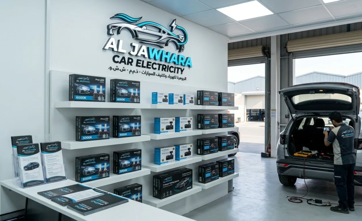 Car accessories at Al Jawhara, Mussafah